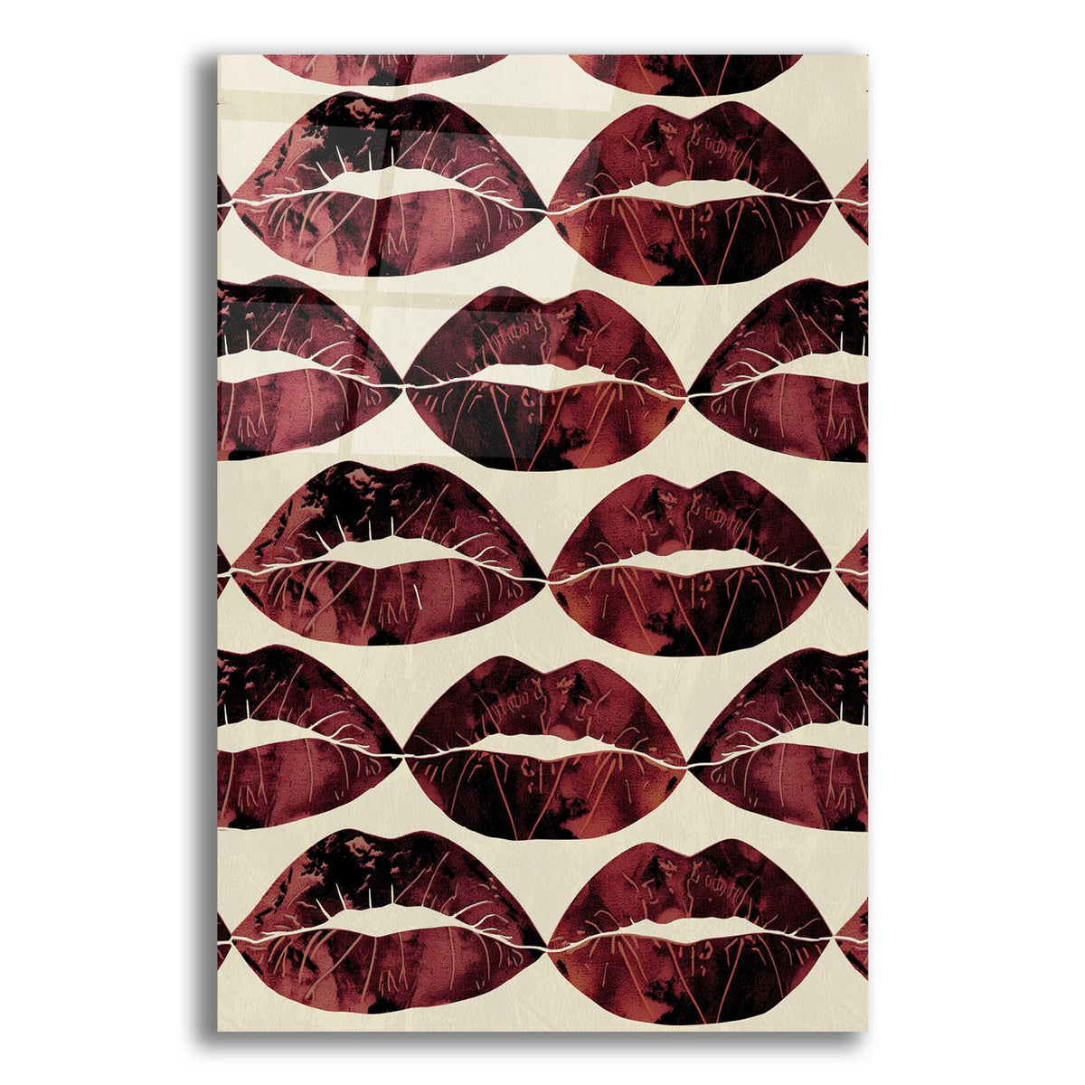 Red Kisses In The Air by Svetlana Aleynikova acrylic glass wall art