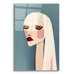 Red Lips Chic by Svetlana Aleynikova acrylic glass wall art
