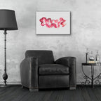 Red Waves by Svetlana Aleynikova - 24x16 acrylic wall art in a room
