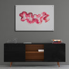 Red Waves by Svetlana Aleynikova - 36x24 acrylic wall art in a room