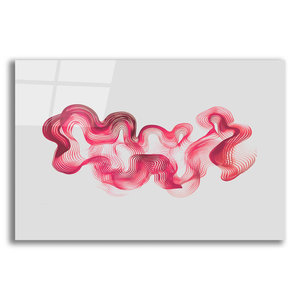 Red Waves by Svetlana Aleynikova acrylic glass wall art