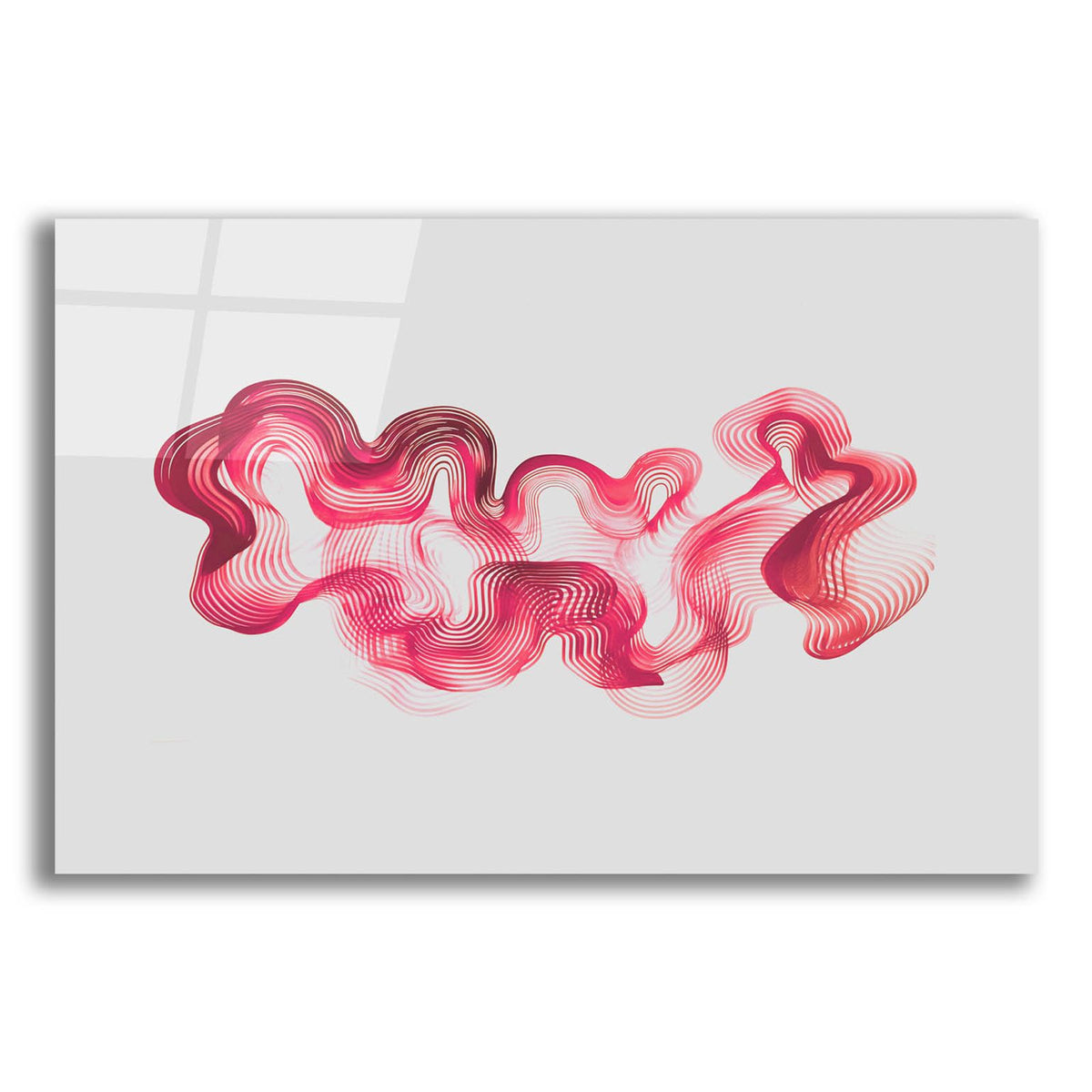 Red Waves by Svetlana Aleynikova acrylic glass wall art