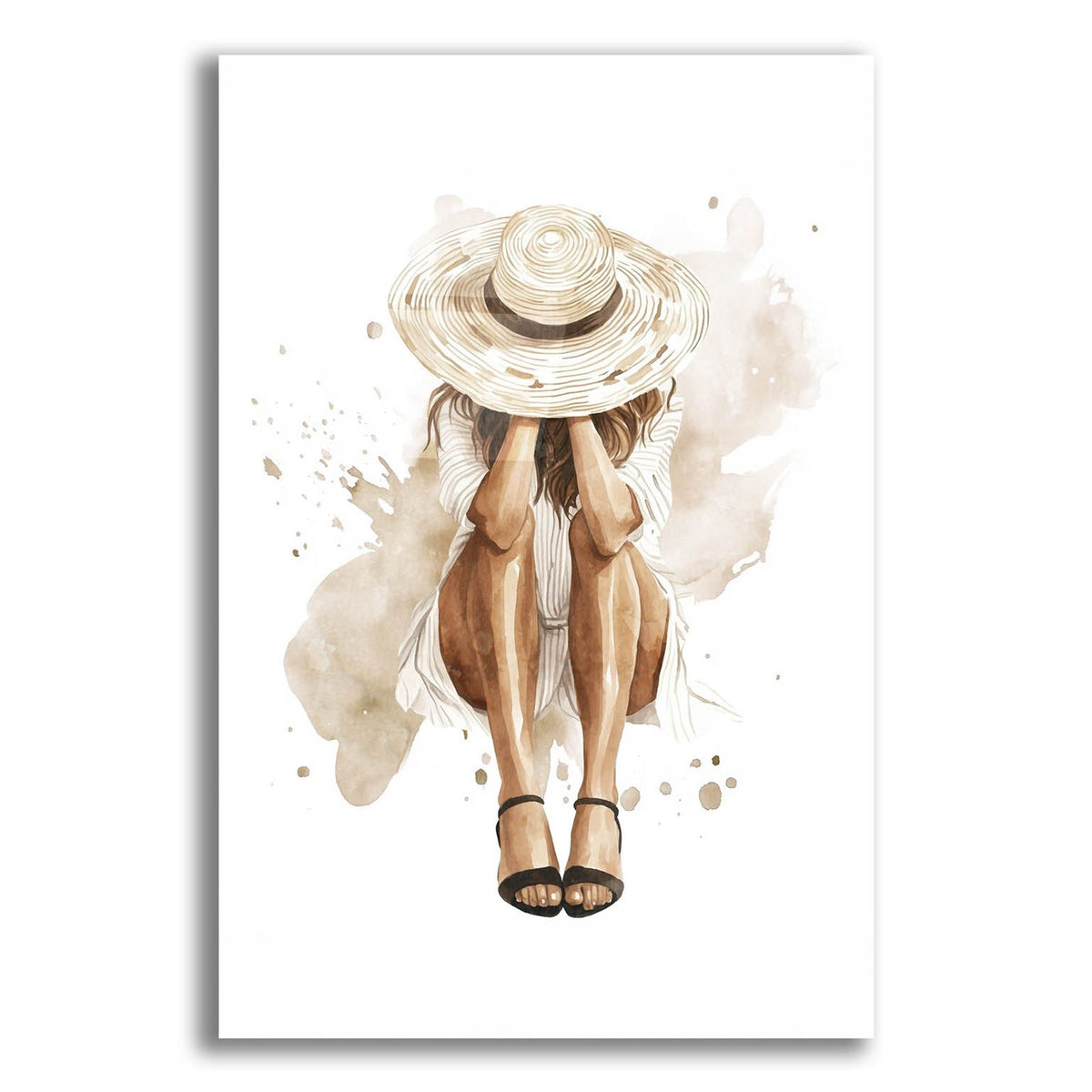 Relaxed In Straw by Svetlana Aleynikova acrylic glass wall art