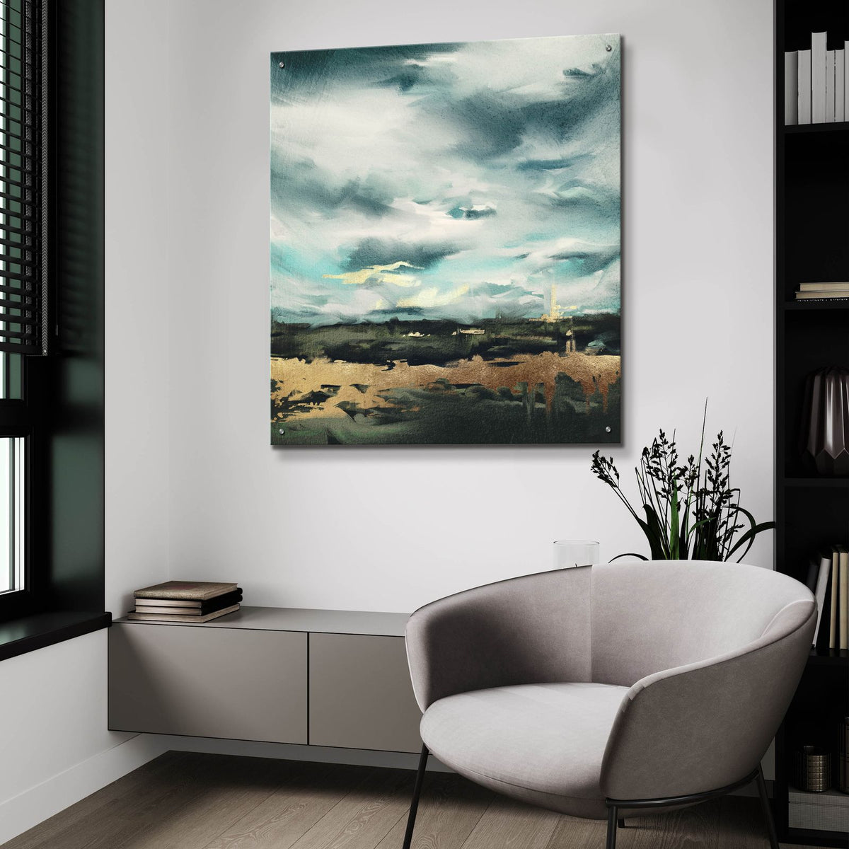 River Don by Svetlana Aleynikova - 36x36 acrylic wall art in a room
