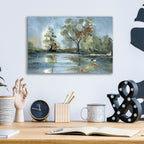 River Landscape by Svetlana Aleynikova - 16x12 acrylic wall art in a room