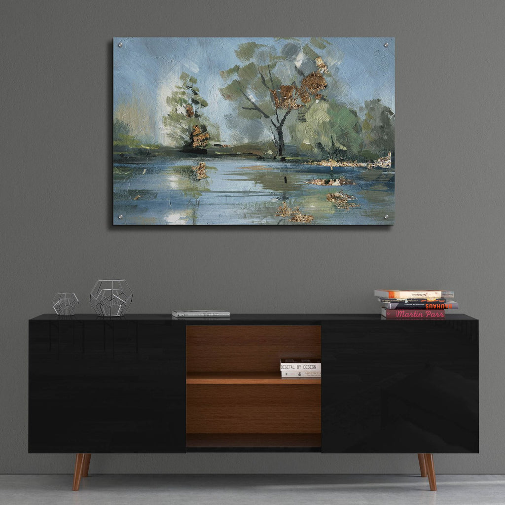River Landscape by Svetlana Aleynikova - 36x24 acrylic wall art in a room