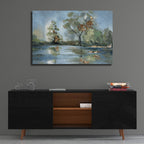 River Landscape by Svetlana Aleynikova - 36x24 acrylic wall art in a room