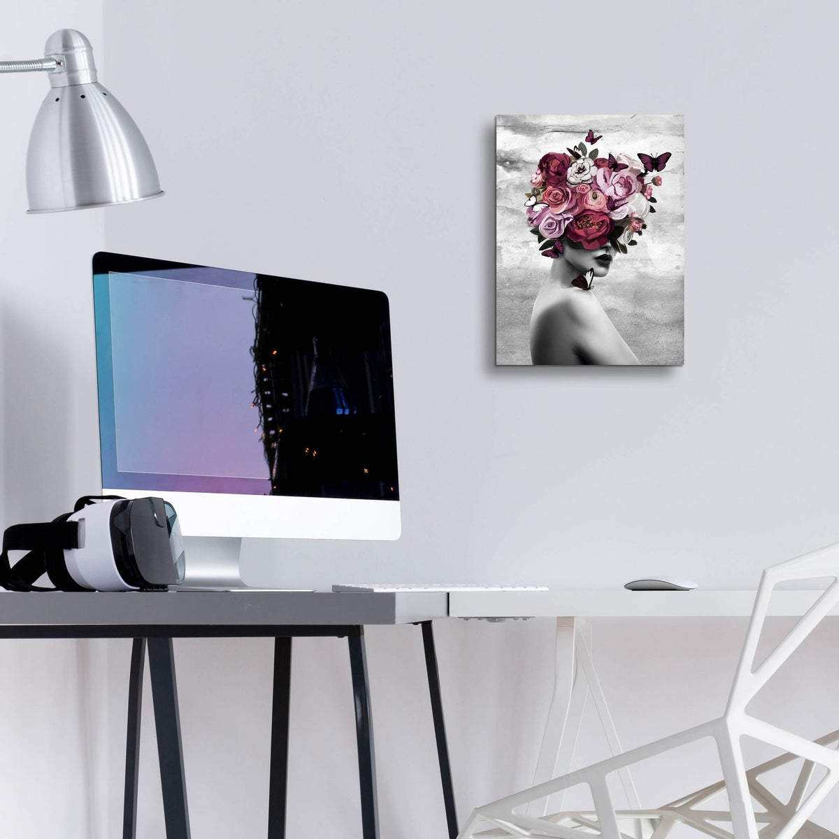 Rose Heat by Svetlana Aleynikova - 12x16 acrylic wall art in a room