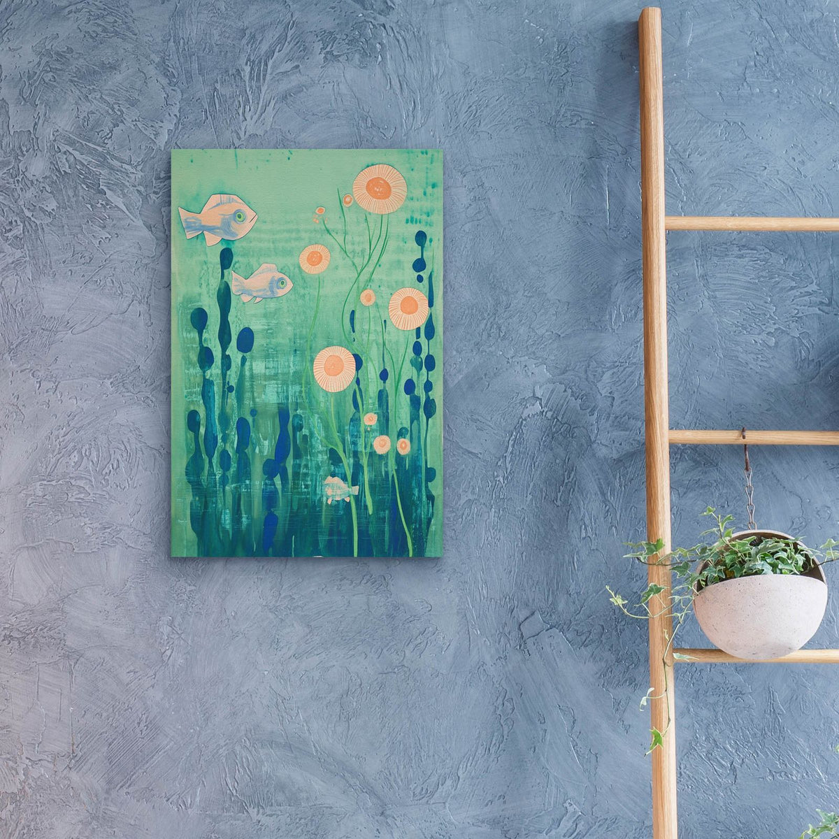 Sea Bed by Svetlana Aleynikova - 16x24 acrylic wall art in a room