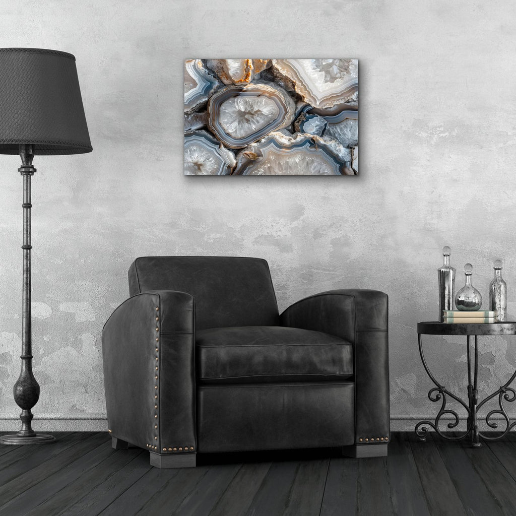 Shine Of White Quartz by Svetlana Aleynikova - 24x16 acrylic wall art in a room