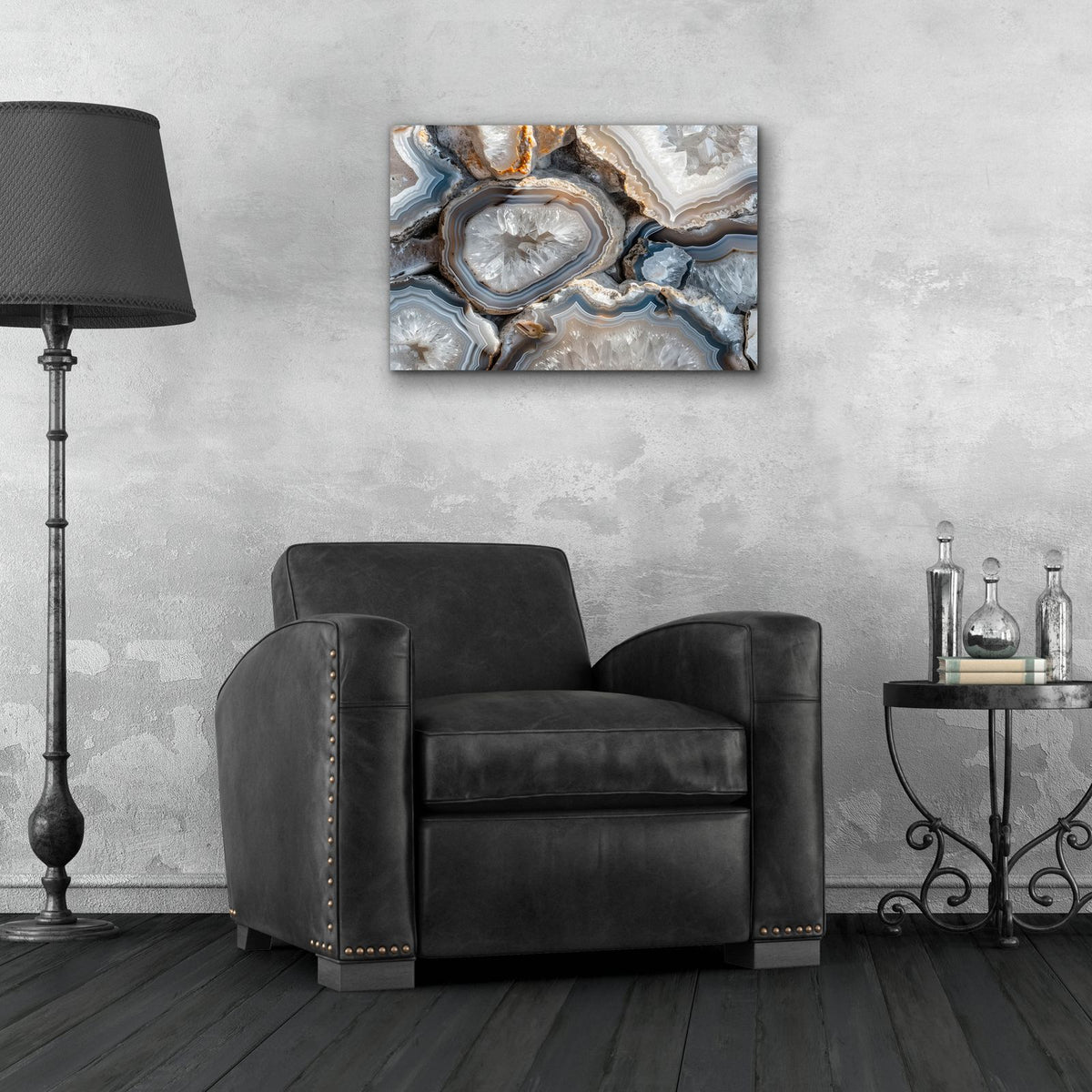 Shine Of White Quartz by Svetlana Aleynikova - 24x16 acrylic wall art in a room