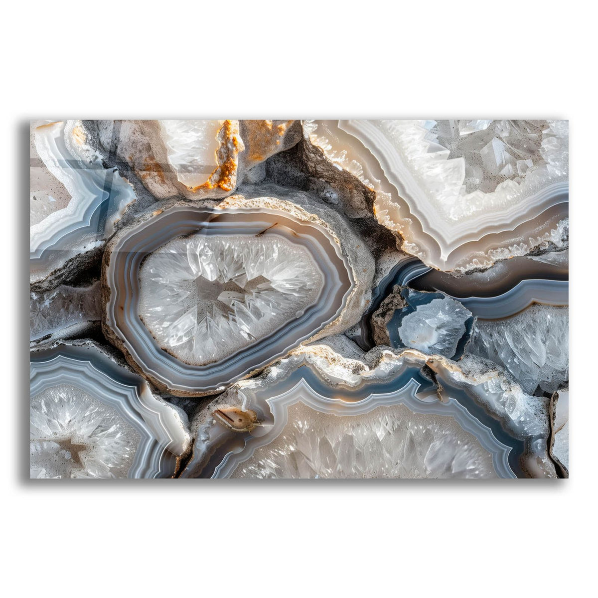 Shine Of White Quartz by Svetlana Aleynikova acrylic glass wall art