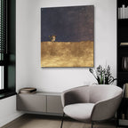 Sparrow In Abstraction by Svetlana Aleynikova - 36x36 acrylic wall art in a room