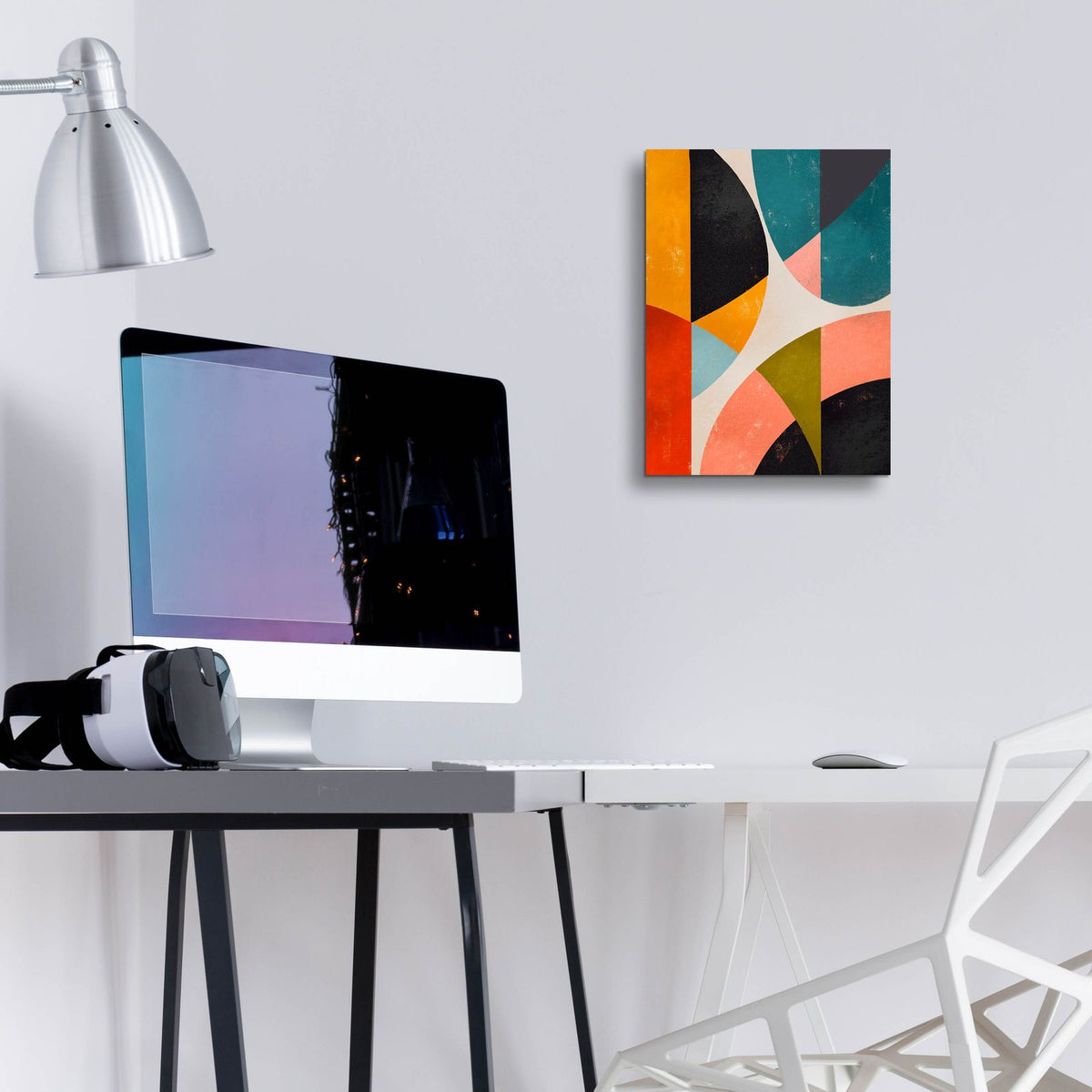 Split Circles by Svetlana Aleynikova - 12x16 acrylic wall art in a room