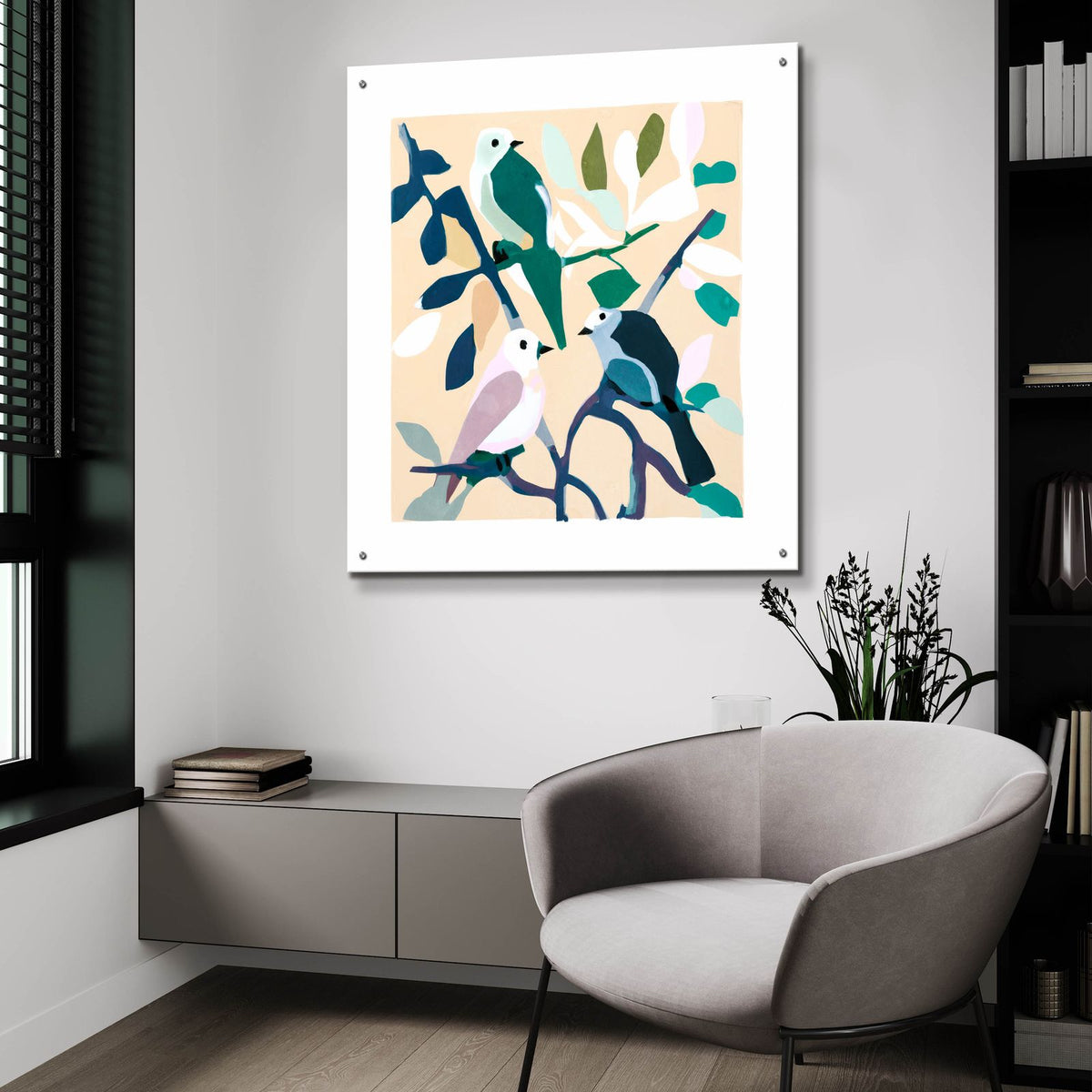 Spring Melody by Svetlana Aleynikova - 36x36 acrylic wall art in a room