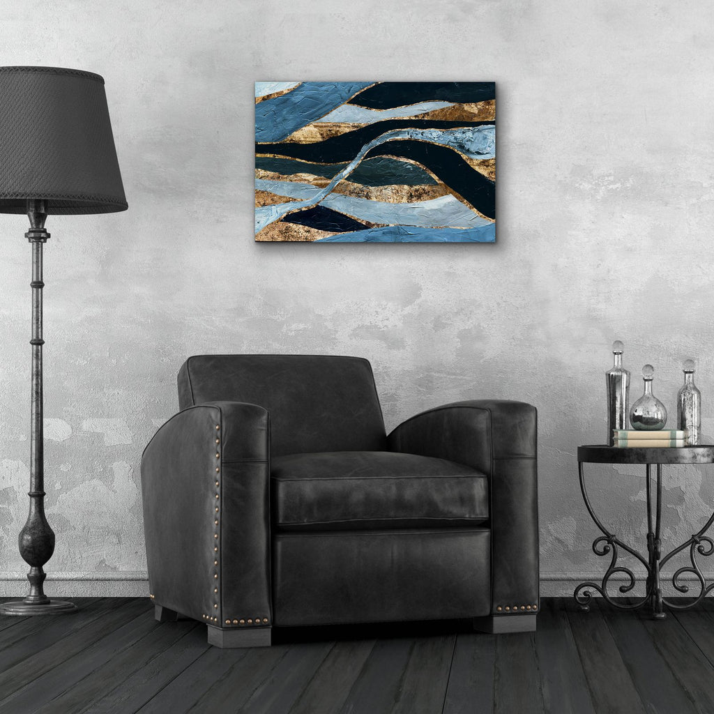 Stone Mosaic by Svetlana Aleynikova - 24x16 acrylic wall art in a room