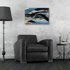 Stone Mosaic by Svetlana Aleynikova - 24x16 acrylic wall art in a room