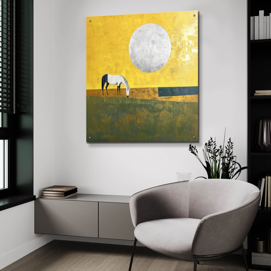 Sunrise Pasture by Svetlana Aleynikova - 36x36 acrylic wall art in a room