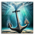 Anchor Drop by Rey Klimt acrylic glass wall art