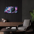 Cat Universe by Rey Klimt - 24x12 acrylic wall art in a room