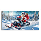 Contemporary Santa Clause by Rey Klimt acrylic glass wall art