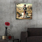Double Espresso In Italy by Rey Klimt - 24x24 acrylic wall art in a room