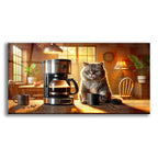 Early Riser Cat by Rey Klimt acrylic glass wall art