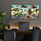 Need A Ride by Rey Klimt - 48x24 acrylic wall art in a room
