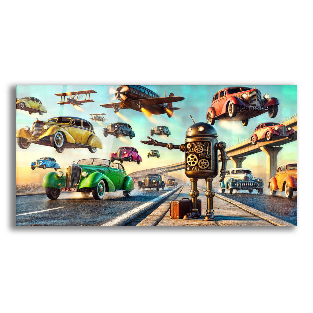Need A Ride by Rey Klimt acrylic glass wall art