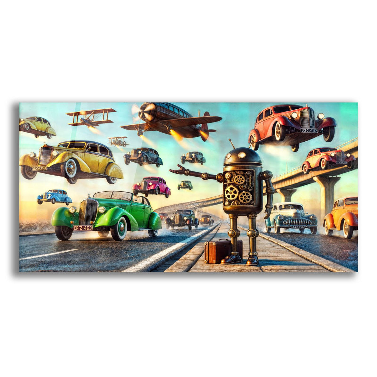 Need A Ride by Rey Klimt acrylic glass wall art