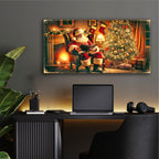 Santa Taking A Break by Rey Klimt - 48x24 acrylic wall art in a room