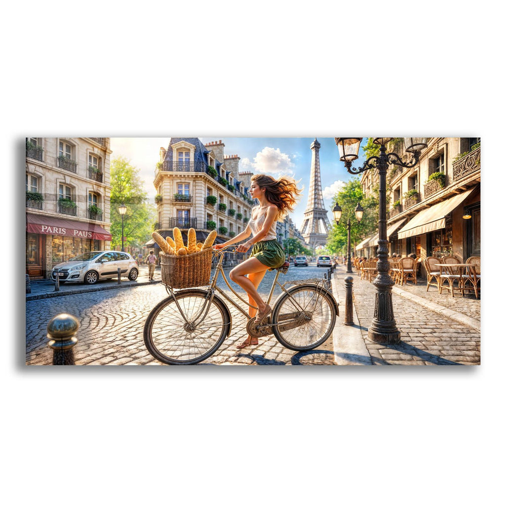 Summer Day In Paris by Rey Klimt acrylic glass wall art