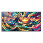Surreal Mountains by Rey Klimt acrylic glass wall art
