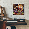 Two Glasses Of Wine by Rey Klimt - 12x12 acrylic wall art in a room