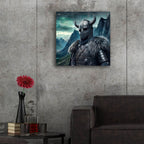 Viking Warrior by Rey Klimt - 24x24 acrylic wall art in a room