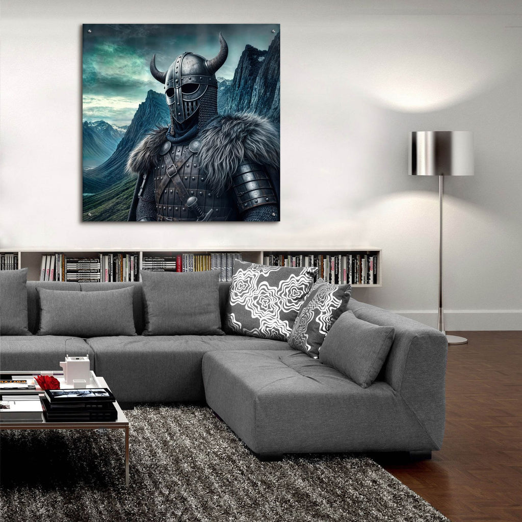 Viking Warrior by Rey Klimt - 36x36 acrylic wall art in a room