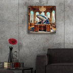 Whale Boss by Rey Klimt - 24x24 acrylic wall art in a room