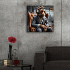 Wise Boss by Rey Klimt - 24x24 acrylic wall art in a room