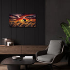 African Savana - Morning Walk by Rey Klimt - 24x12 acrylic wall art in a room