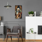 Cat Aristocrat by Rey Klimt - 12x24 acrylic wall art in a room