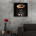 Chocolate Martini - Rich And Creamy by Rey Klimt - 24x24 acrylic wall art in a room