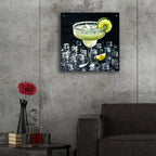 Classic Margarita Cocktail by Rey Klimt - 24x24 acrylic wall art in a room