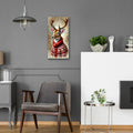 Deer In Red Sweater by Rey Klimt - 12x24 acrylic wall art in a room