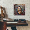 Free Floating by Rey Klimt - 12x12 acrylic wall art in a room