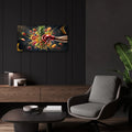 Fruit Punch by Rey Klimt - 24x12 acrylic wall art in a room