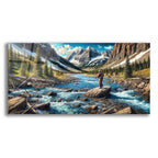 Gone Fishing by Rey Klimt acrylic glass wall art