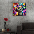 I Love Music by Rey Klimt - 24x24 acrylic wall art in a room