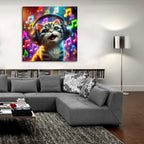 I Love Music by Rey Klimt - 36x36 acrylic wall art in a room