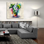 Mojito Cocktail Watercolor by Rey Klimt - 36x36 acrylic wall art in a room