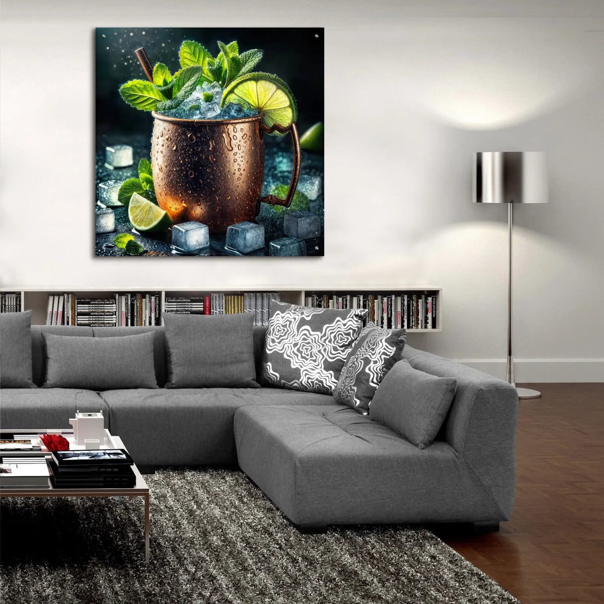 Moscow Mule by Rey Klimt - 36x36 acrylic wall art in a room